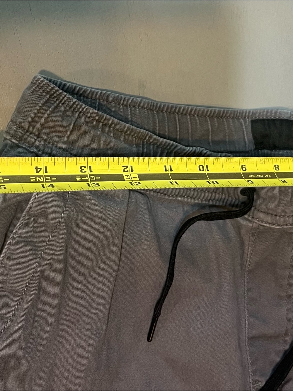 Plugged Moto Jogger Pants Men's Size M (32-34) Grey Elastic Waist & Cuff Biker - Picture 4 of 8
